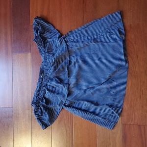 Madewell silk off shoulder blouse